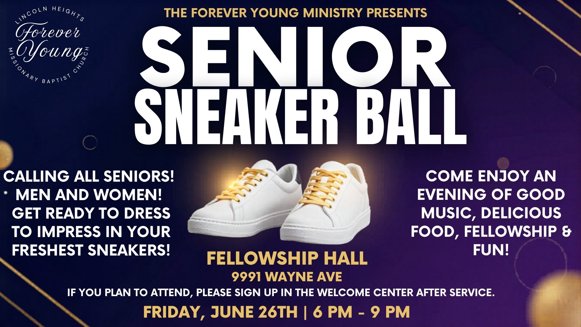 Senior Sneaker Ball
